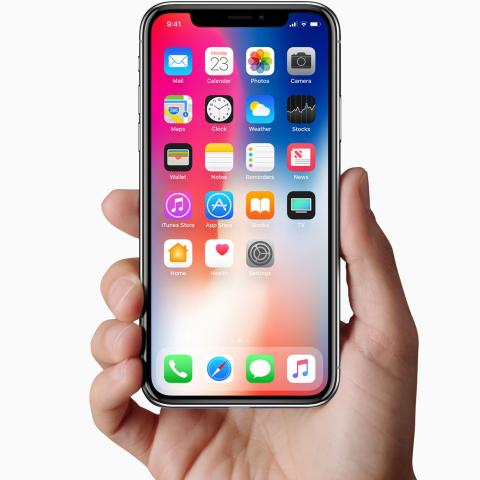 Image of an iPhone being held in hand