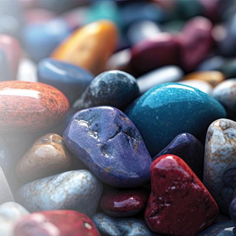 colored stones