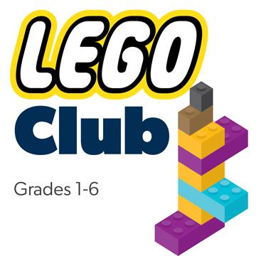 Word LEGO Club Grades 1-6 graphic of a LEGO structure