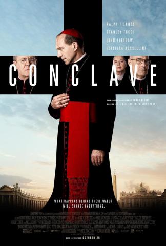 Movie poster for Conclave.