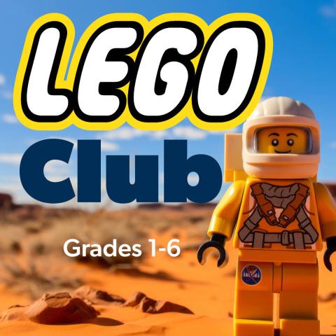 LEGO Club Grades 1-6 with minifig character