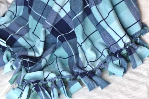 Tied Fleece Blanket