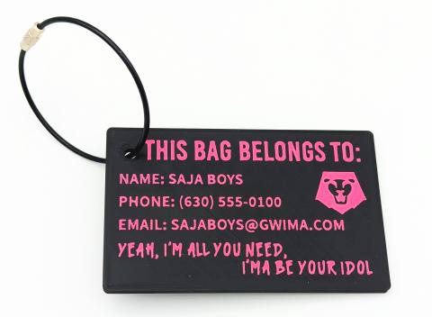 3D printed luggage tag