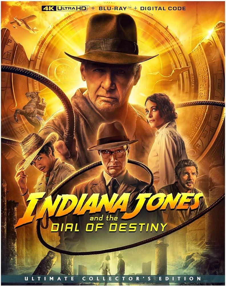 Movie poster of Indiana Jones and the Dial of Destiny