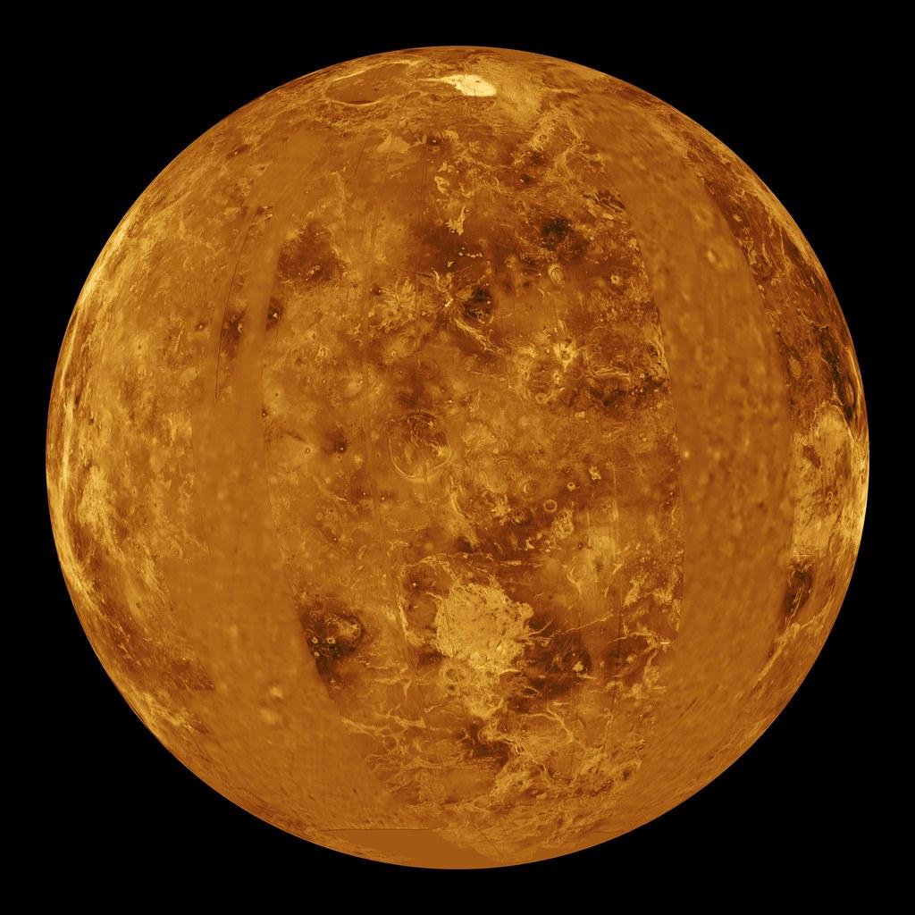 An image of the planet Venus.
